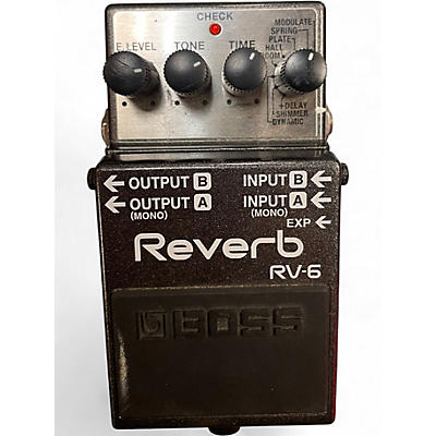 Used BOSS RV6 Digital Reverb Effect Pedal