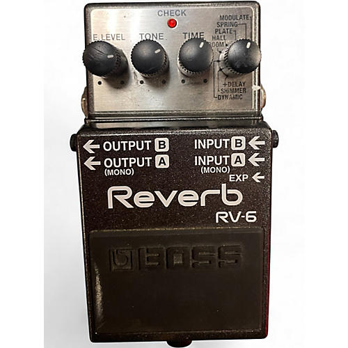 Used BOSS RV6 Digital Reverb Effect Pedal