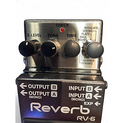 Used BOSS RV6 Digital Reverb Effect Pedal
