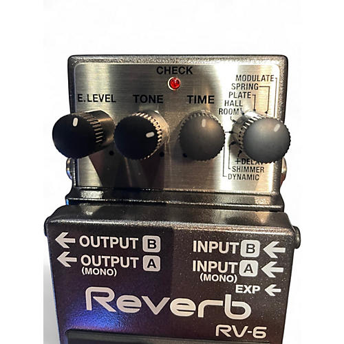 Used BOSS RV6 Digital Reverb Effect Pedal