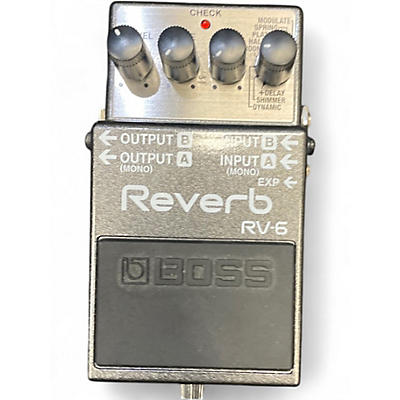 Used BOSS RV6 Digital Reverb Effect Pedal
