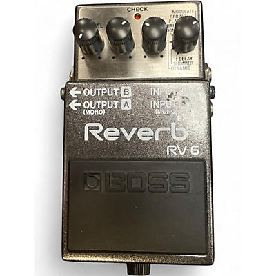 Used BOSS RV6 Digital Reverb Effect Pedal