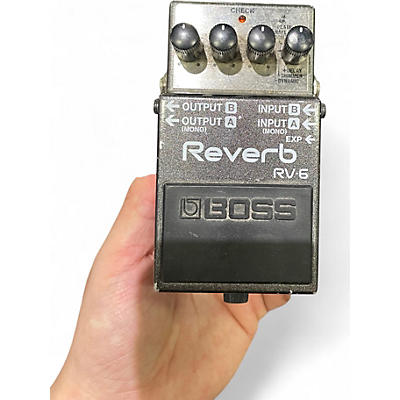Used BOSS RV6 Digital Reverb Effect Pedal