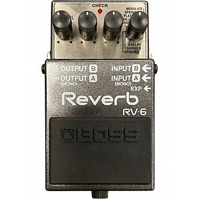 Used BOSS RV6 Digital Reverb Effect Pedal