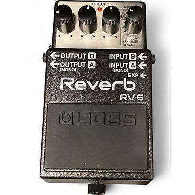 Used BOSS RV6 Digital Reverb Effect Pedal