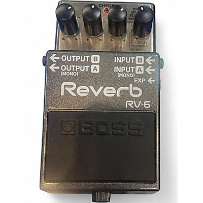 Used BOSS RV6 Digital Reverb Effect Pedal
