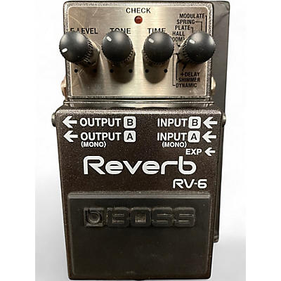 Used BOSS RV6 Digital Reverb Effect Pedal