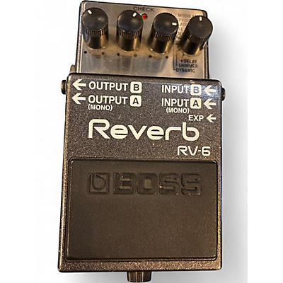 Used BOSS RV6 Digital Reverb Effect Pedal