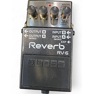 Used BOSS RV6 Digital Reverb Effect Pedal