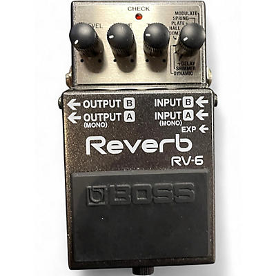 Used BOSS RV6 Digital Reverb Effect Pedal