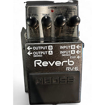 Used BOSS RV6 Digital Reverb Effect Pedal