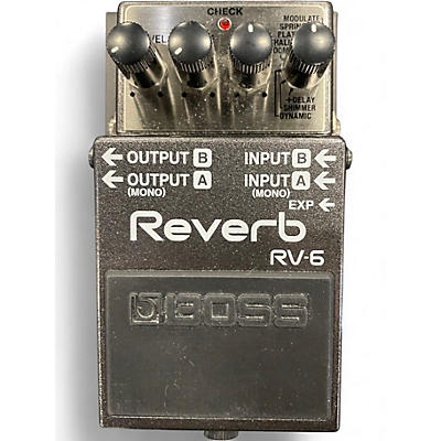 Used BOSS RV6 Digital Reverb Effect Pedal