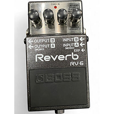 Used BOSS RV6 Digital Reverb Effect Pedal