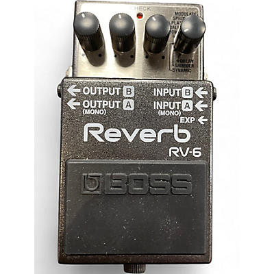 Used BOSS RV6 Digital Reverb Effect Pedal