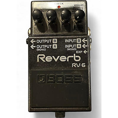 Used BOSS RV6 Digital Reverb Effect Pedal