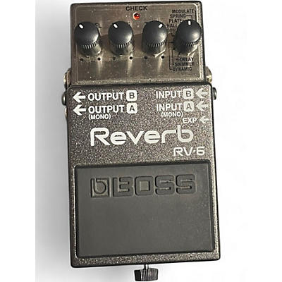 Used BOSS RV6 Digital Reverb Effect Pedal