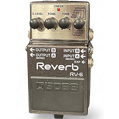 Used BOSS RV6 Digital Reverb Effect Pedal