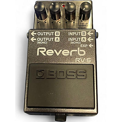 Used BOSS RV6 Digital Reverb Effect Pedal