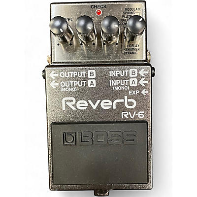 Used BOSS RV6 Digital Reverb Effect Pedal