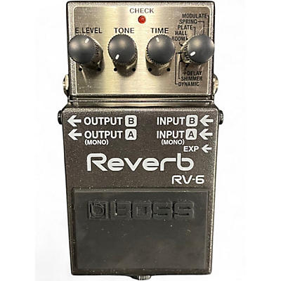 Used BOSS RV6 Digital Reverb Effect Pedal