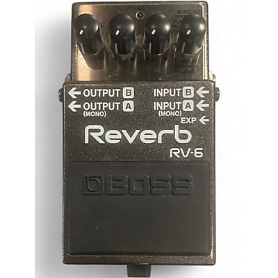 Used BOSS RV6 Digital Reverb Effect Pedal