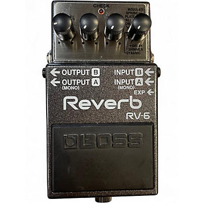 Used BOSS RV6 Digital Reverb Effect Pedal