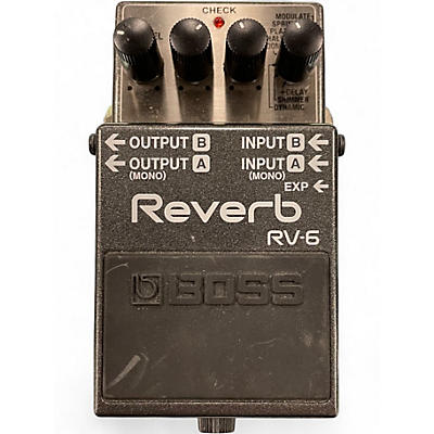 Used BOSS RV6 Digital Reverb Effect Pedal