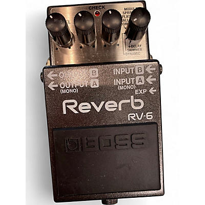 Used BOSS RV6 Digital Reverb Effect Pedal