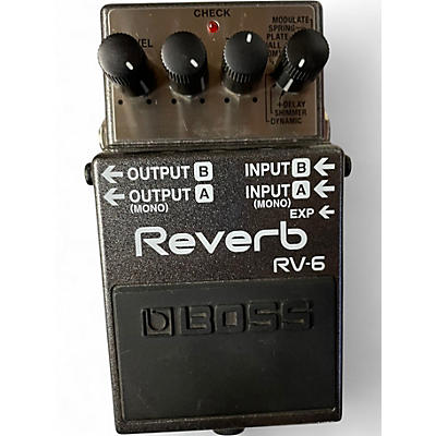 Used BOSS RV6 Digital Reverb Effect Pedal