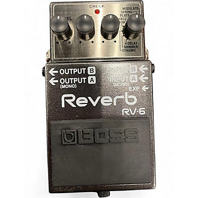 Used BOSS RV6 Digital Reverb Effect Pedal