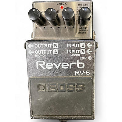 Used BOSS RV6 Digital Reverb Effect Pedal