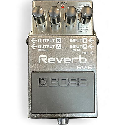 Used BOSS RV6 Digital Reverb Effect Pedal