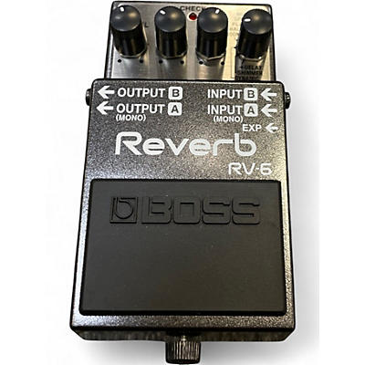 Used BOSS RV6 Digital Reverb Effect Pedal