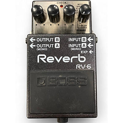 Used BOSS RV6 Digital Reverb Effect Pedal
