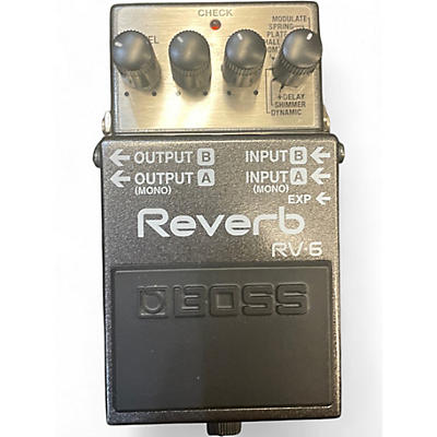 Used BOSS RV6 Digital Reverb Effect Pedal