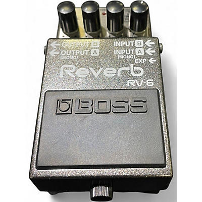 Used BOSS RV6 Digital Reverb Effect Pedal