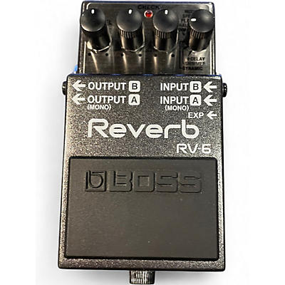 Used BOSS RV6 Digital Reverb Effect Pedal