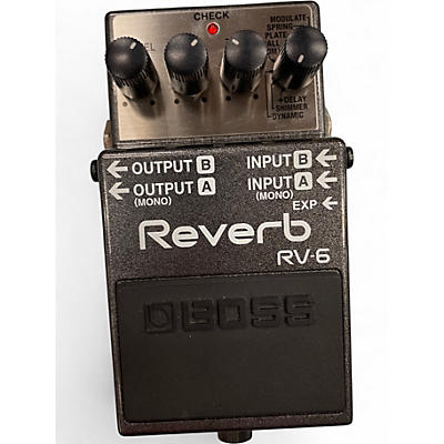 Used BOSS RV6 Digital Reverb Effect Pedal
