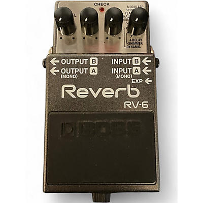 Used BOSS RV6 Digital Reverb Effect Pedal