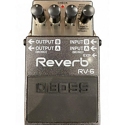 Used BOSS RV6 Digital Reverb Effect Pedal
