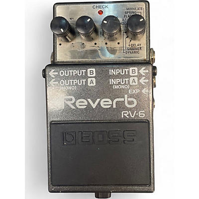 Used BOSS RV6 Digital Reverb Effect Pedal