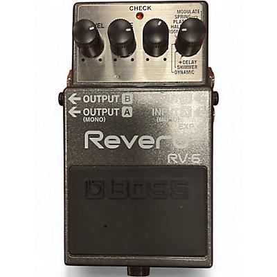 Used BOSS RV6 Digital Reverb Effect Pedal