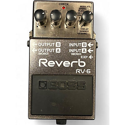 Used BOSS RV6 Digital Reverb Effect Pedal