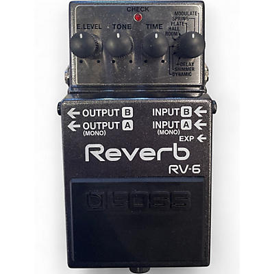 Used BOSS RV6 Digital Reverb Effect Pedal
