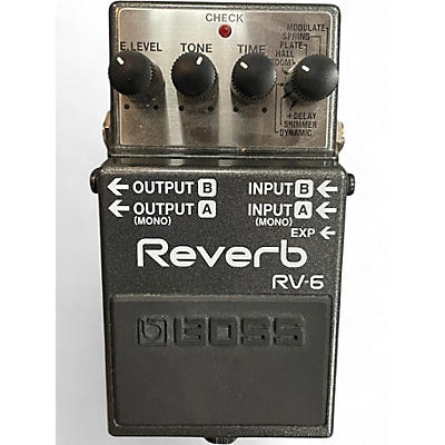 Used BOSS RV6 Digital Reverb Effect Pedal