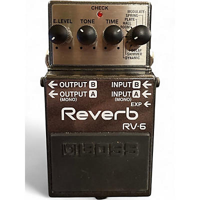 Used BOSS RV6 Digital Reverb Effect Pedal