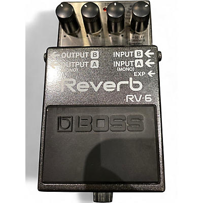 Used BOSS RV6 Digital Reverb Effect Pedal