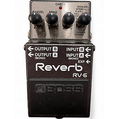 Used BOSS RV6 Digital Reverb Effect Pedal