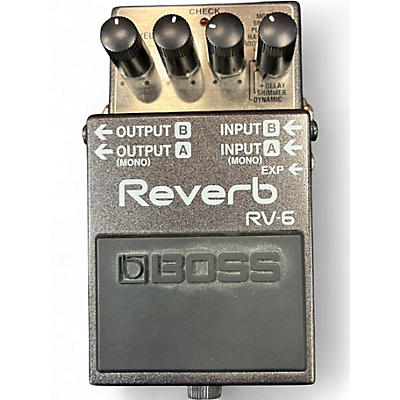 Used BOSS RV6 Digital Reverb Effect Pedal