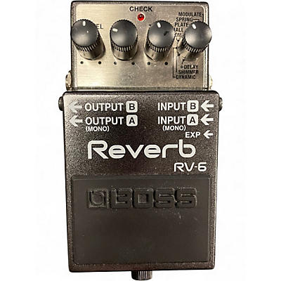 Used BOSS RV6 Digital Reverb Effect Pedal